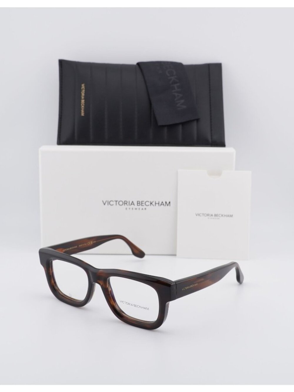 Victoria Beckham VB2671 227 Square Eyeglasses 51mm - Brown Horn